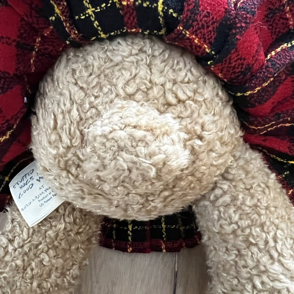 Build-a-Bear  14" BABW With Red & Black Plaid Scottie‎ Dog Outfit With Purse - Picture 5 of 10